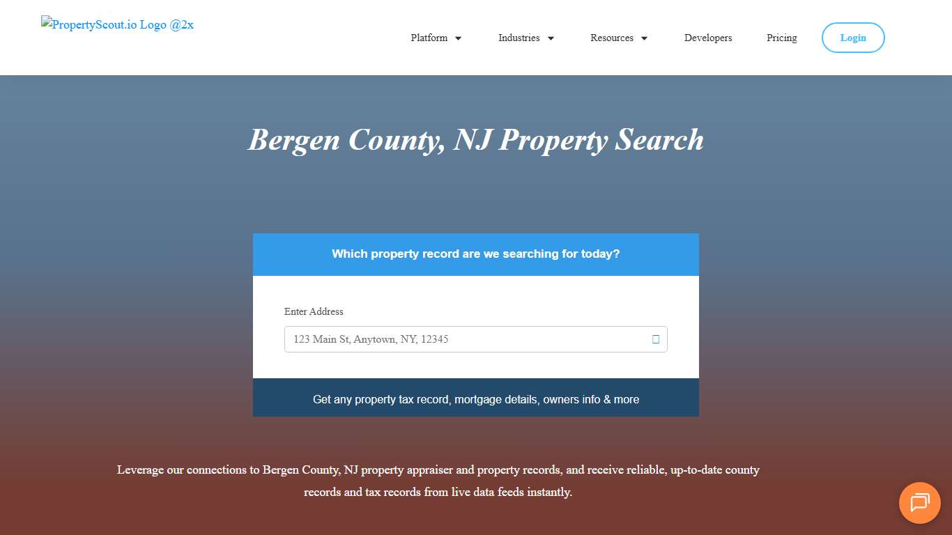 Bergen County, NJ Property Records Search - Propertyscout.io
